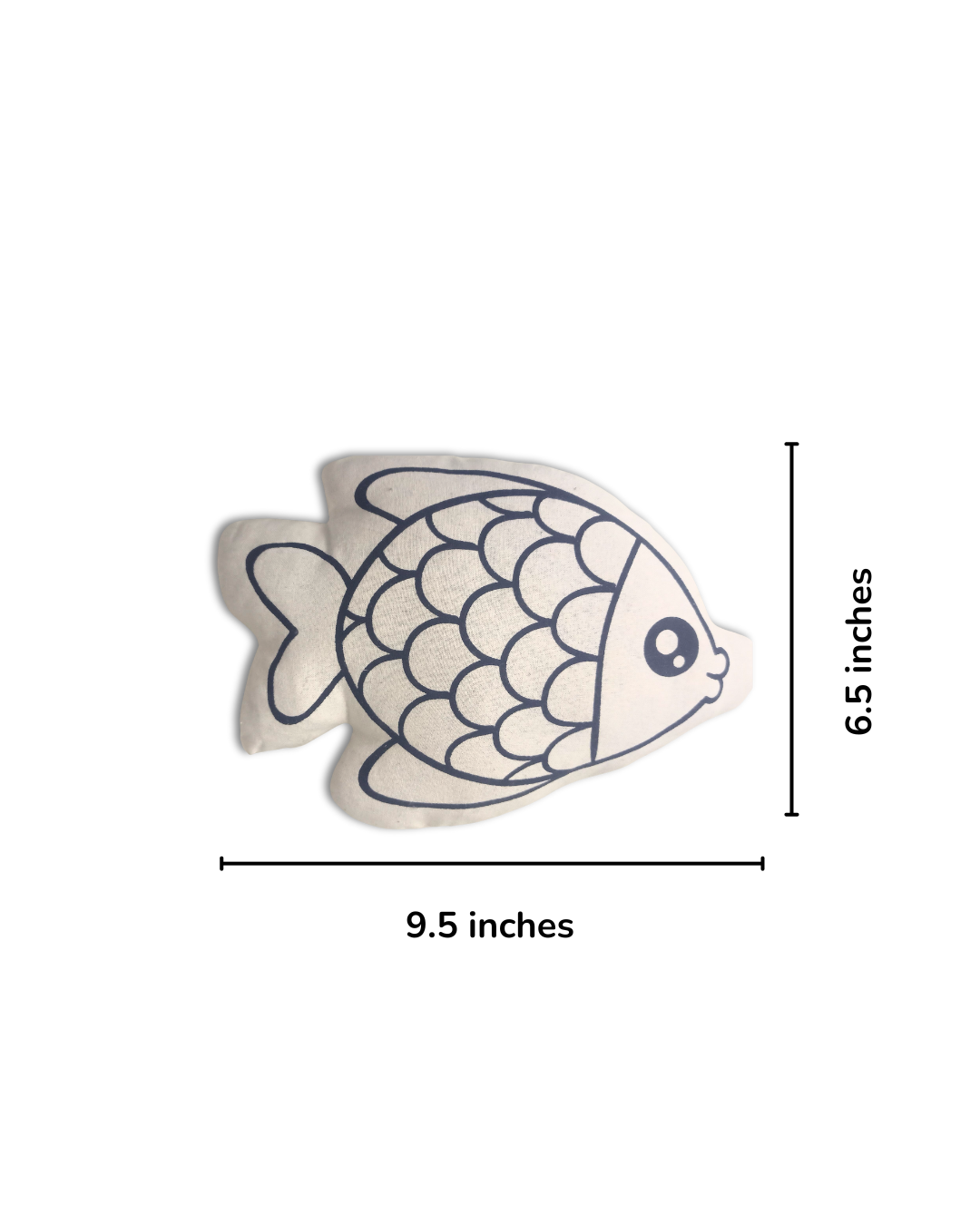 DIY Paint Your Own Soft Toy- Smiley Fish