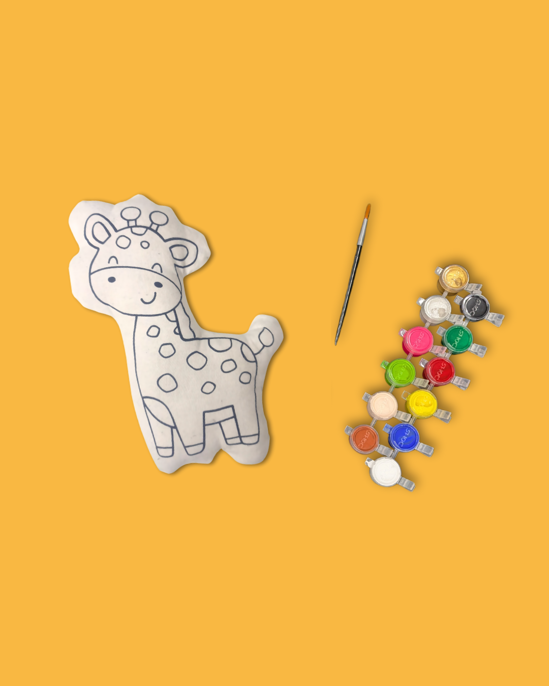 Set of 2, DIY Paint Your Own Soft Toy, Make your own Set